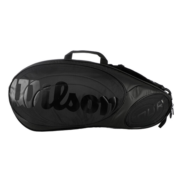 buy Wilson Tour Racket Bag 6 Pack Special Edition Black, Schwarz Glänzend online TennisPoint