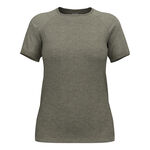 Odlo Clothing Odlo Essential Seamless Running Shirt Women-Khaki