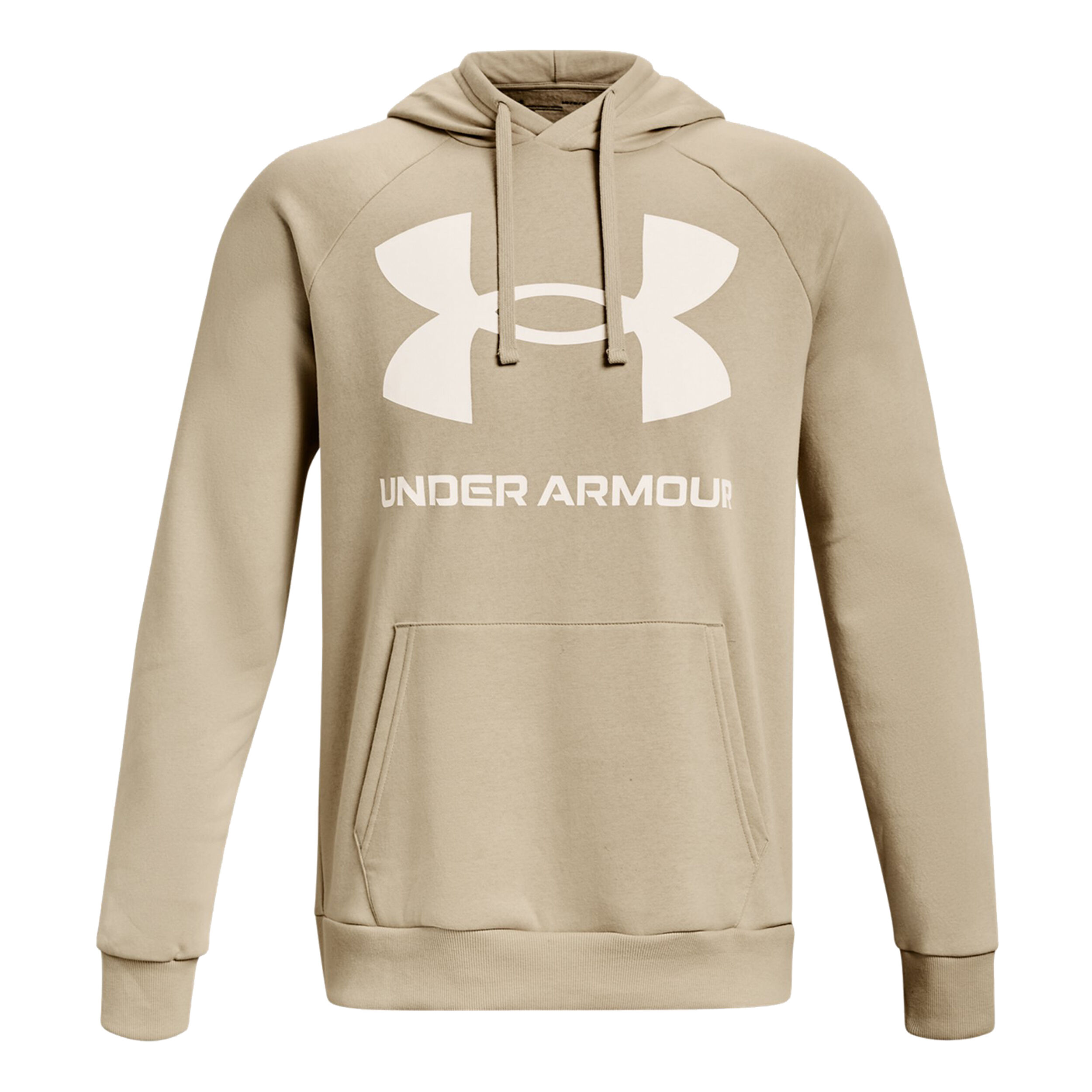 Buy Under Armour Rival Big Logo Hoody Men Beige online Tennis