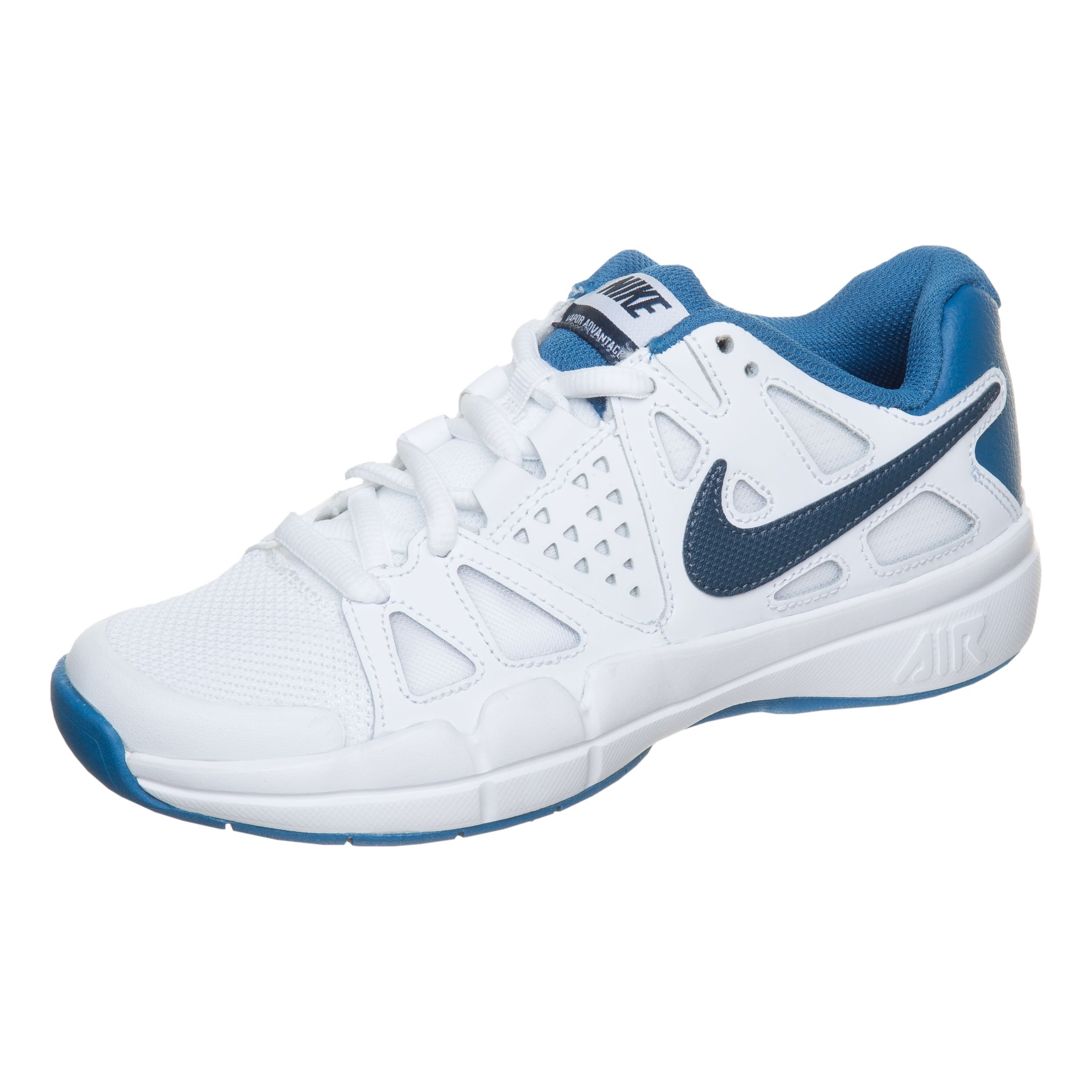 Buy Nike Air Vapor Advantage Carpet Shoe Kids White Blue online Tennis Point UK