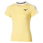 Mizuno Tennis apparel Mizuno Daybreakers Printed T-Shirt Women-Lime