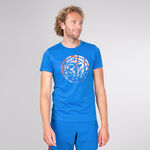 BIDI BADU Clothing BIDI BADU Karabo Lifestyle T-Shirt Men-Blue