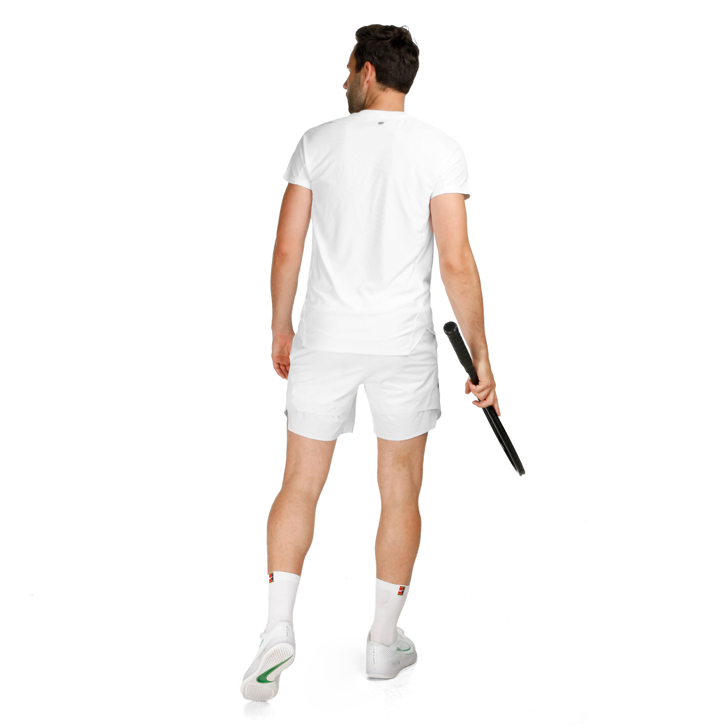 Mens white discount nike tennis shorts