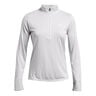 Tech Half-Zip Twist Long Sleeve Women-Grey