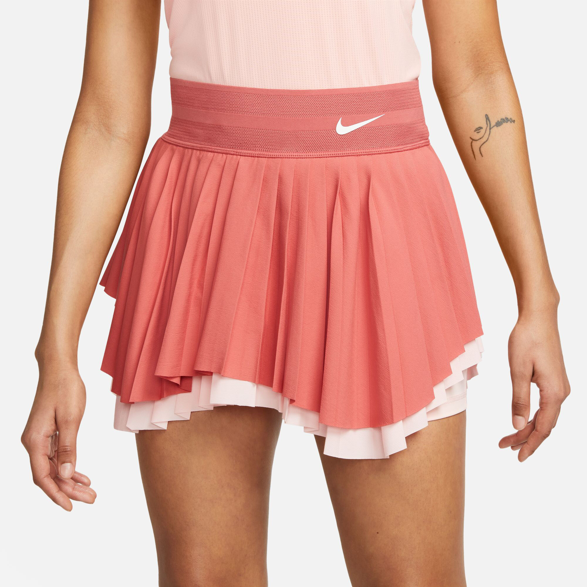 Orange nike cheap tennis skirt