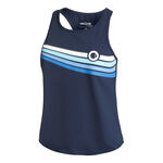 Tennis-Point Clothing Tennis-Point Cotton Mix Tank Top Special Edition Women-Dark Blue,Multicoloured