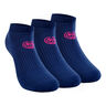 Leana No Show Tech Sports Socks 3 Pack Women-Dark Blue,Pink