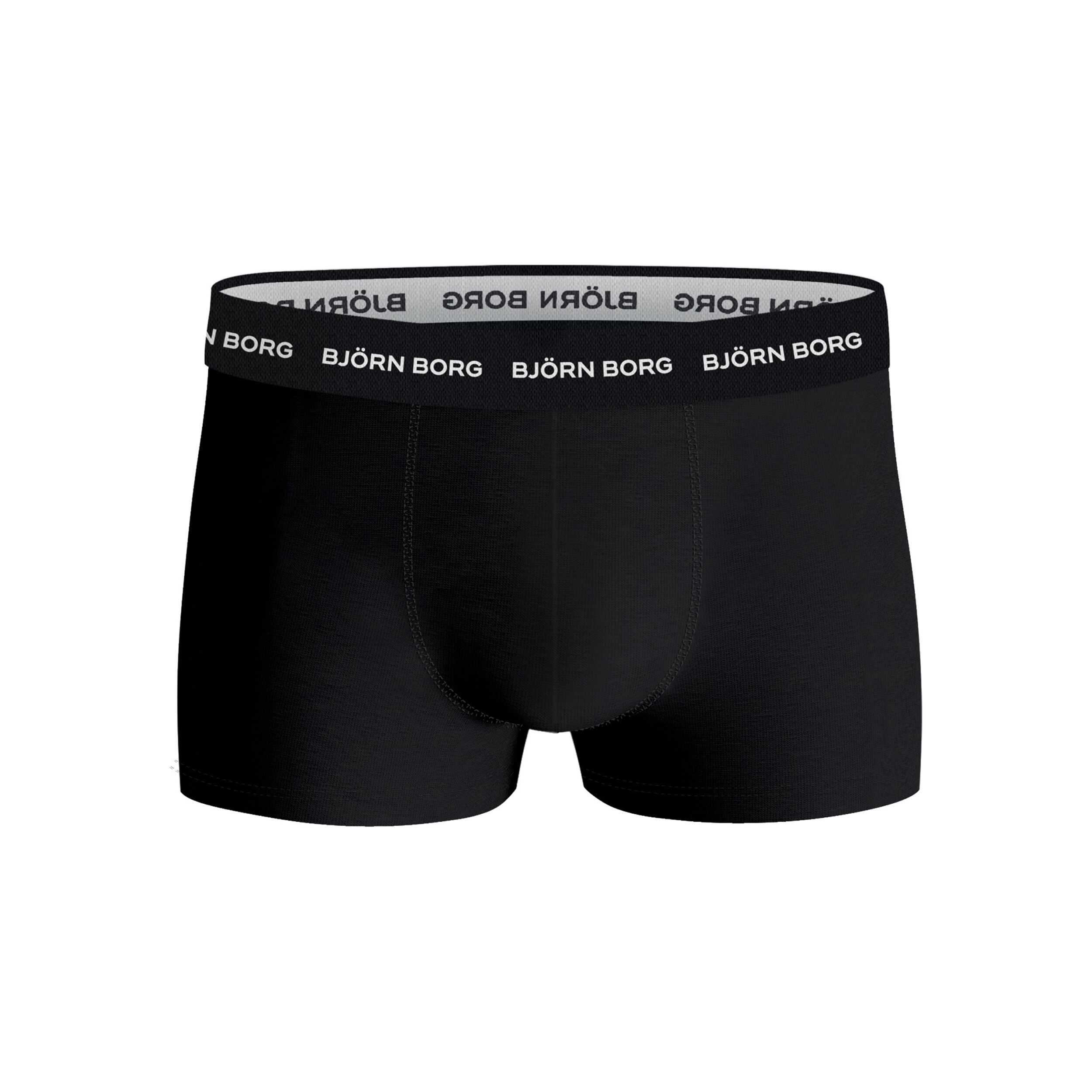 Cotton Stretch Trunk Boxer Shorts 3 Pack Men Black White