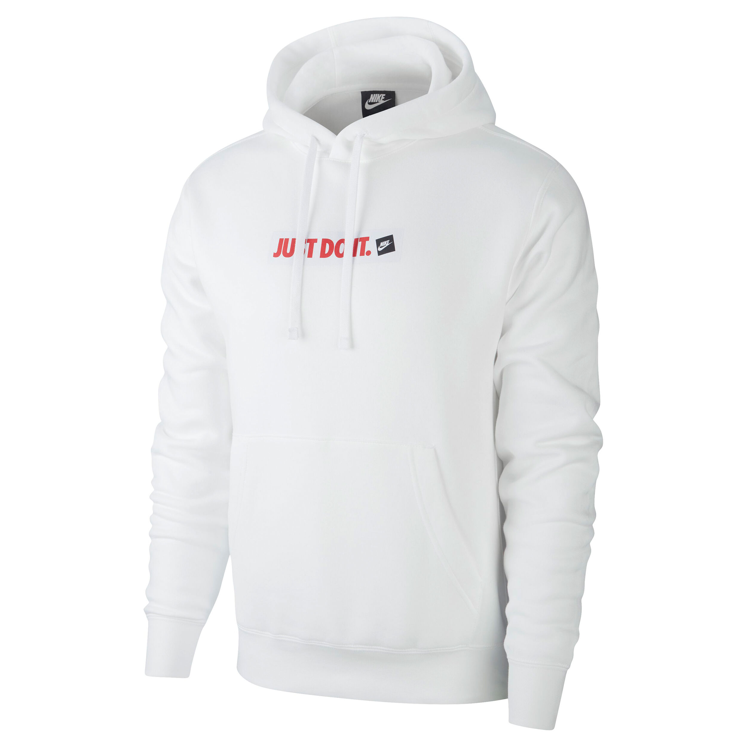 Buy Nike Sportswear Just Do It Fleece Hoody Men White Red online Tennis Point UK