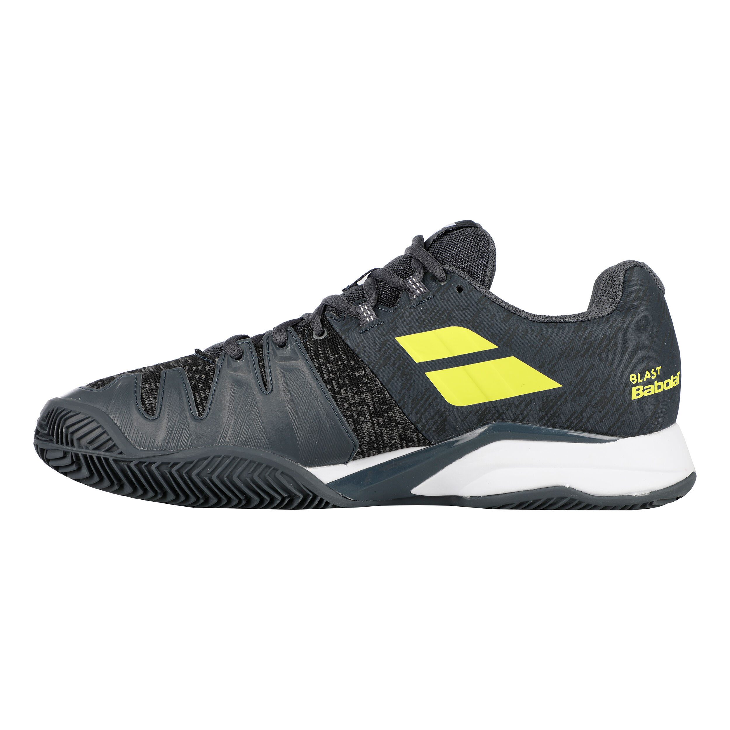 Propulse Blast Clay Court Shoe Men Dark Grey Neon Yellow