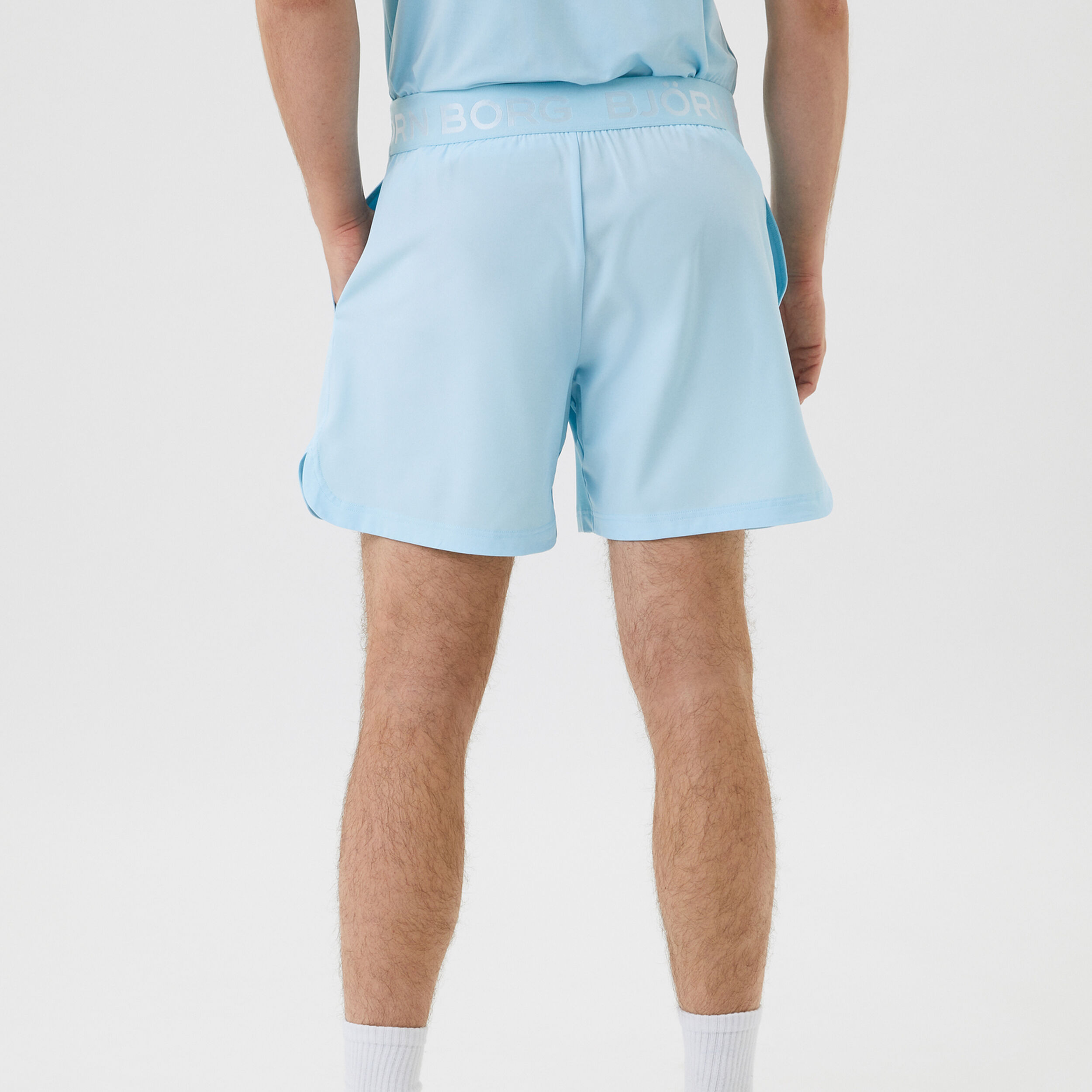 Light blue deals shorts men