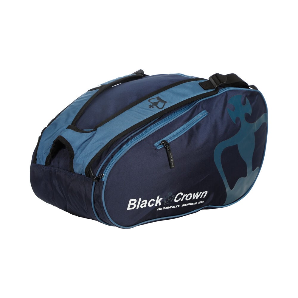 Black Crown Ultimate Series V2 Padel Racket Bag-Dark Blue,Light Blue