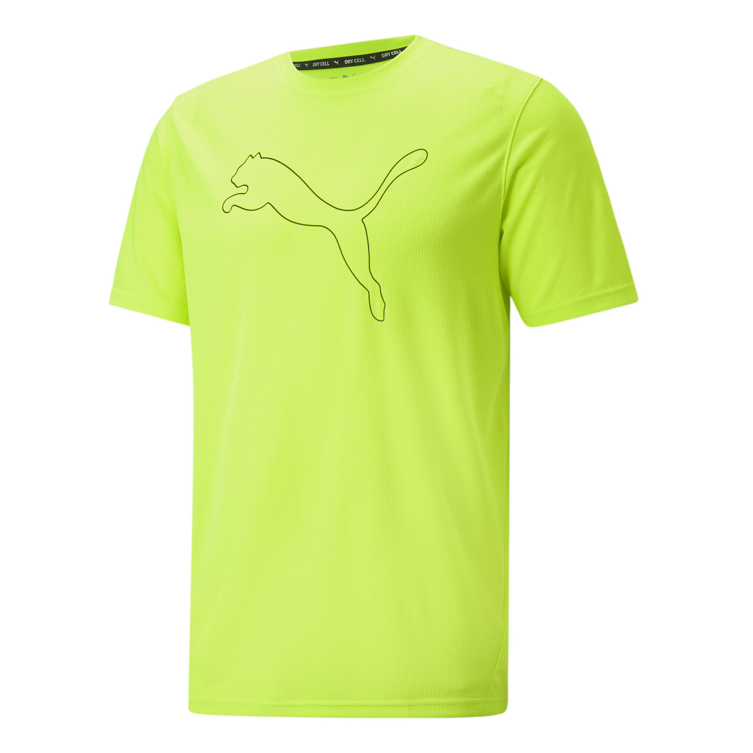 Puma neon green t shirt hot sale