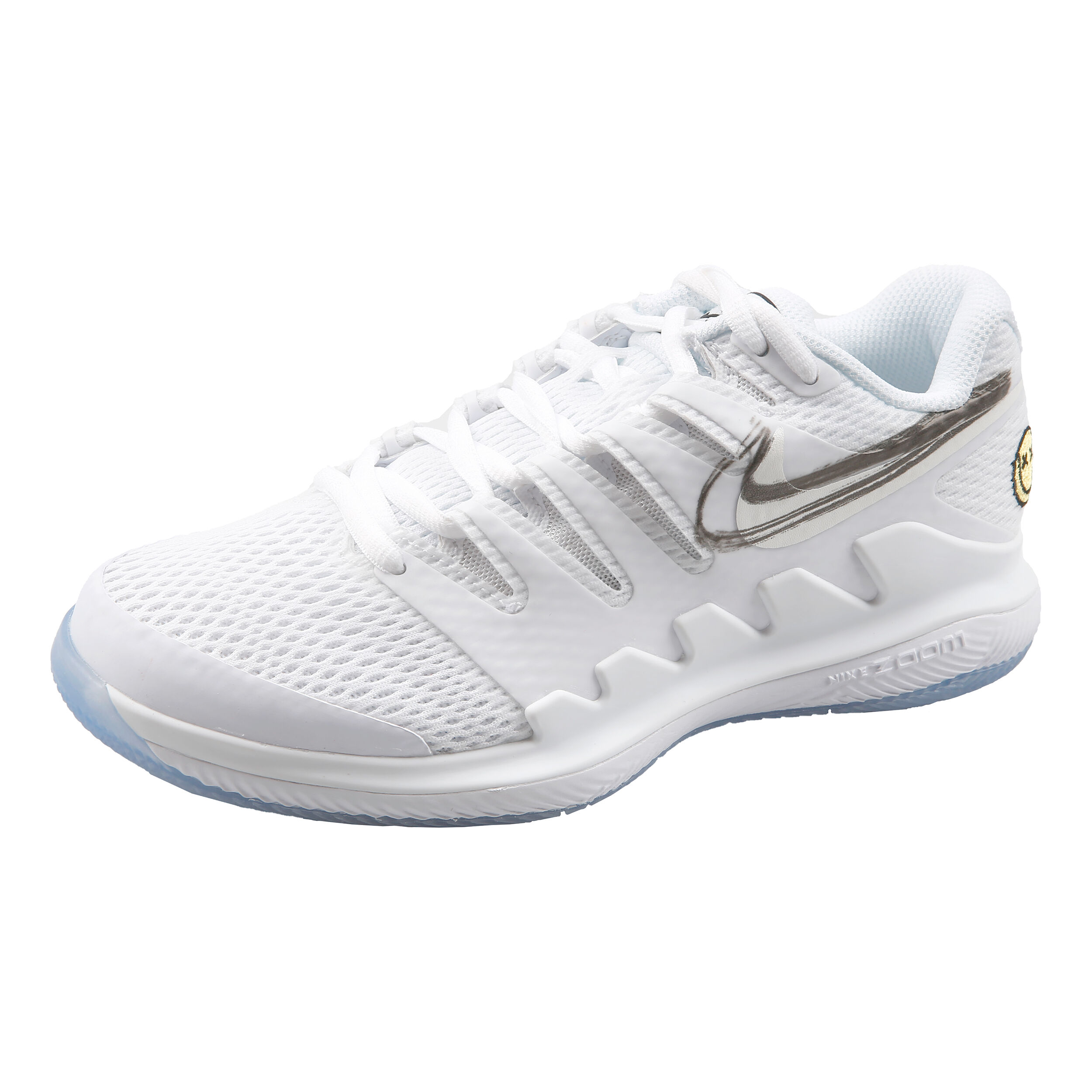 Air Zoom Vapor X All Court Shoe Women White Light Blue