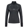 Mesa Half-Zip Running Top Women-Black