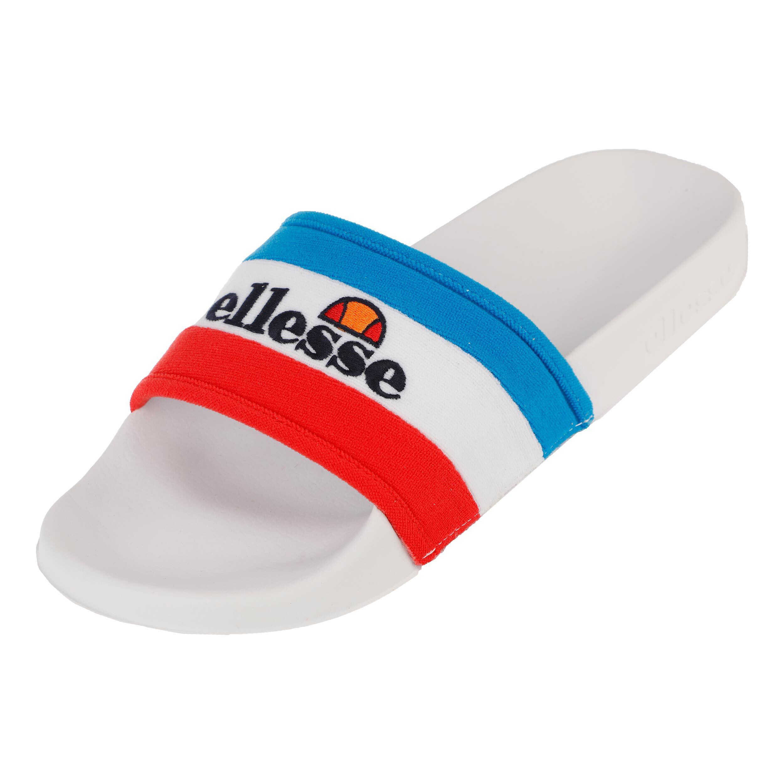 Borgaro Slippers Men White Blue