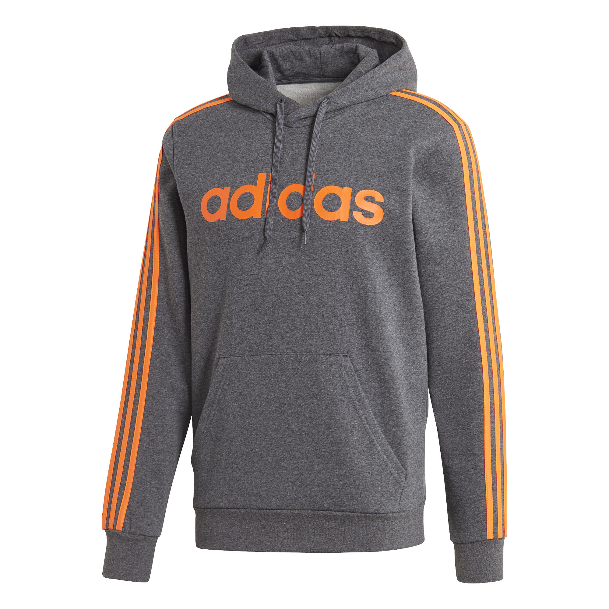 Adidas grey and orange hoodie shop