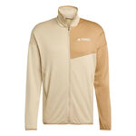 adidas Clothing adidas Terrex XPR Light Fleece Running Jacket Men-Cream
