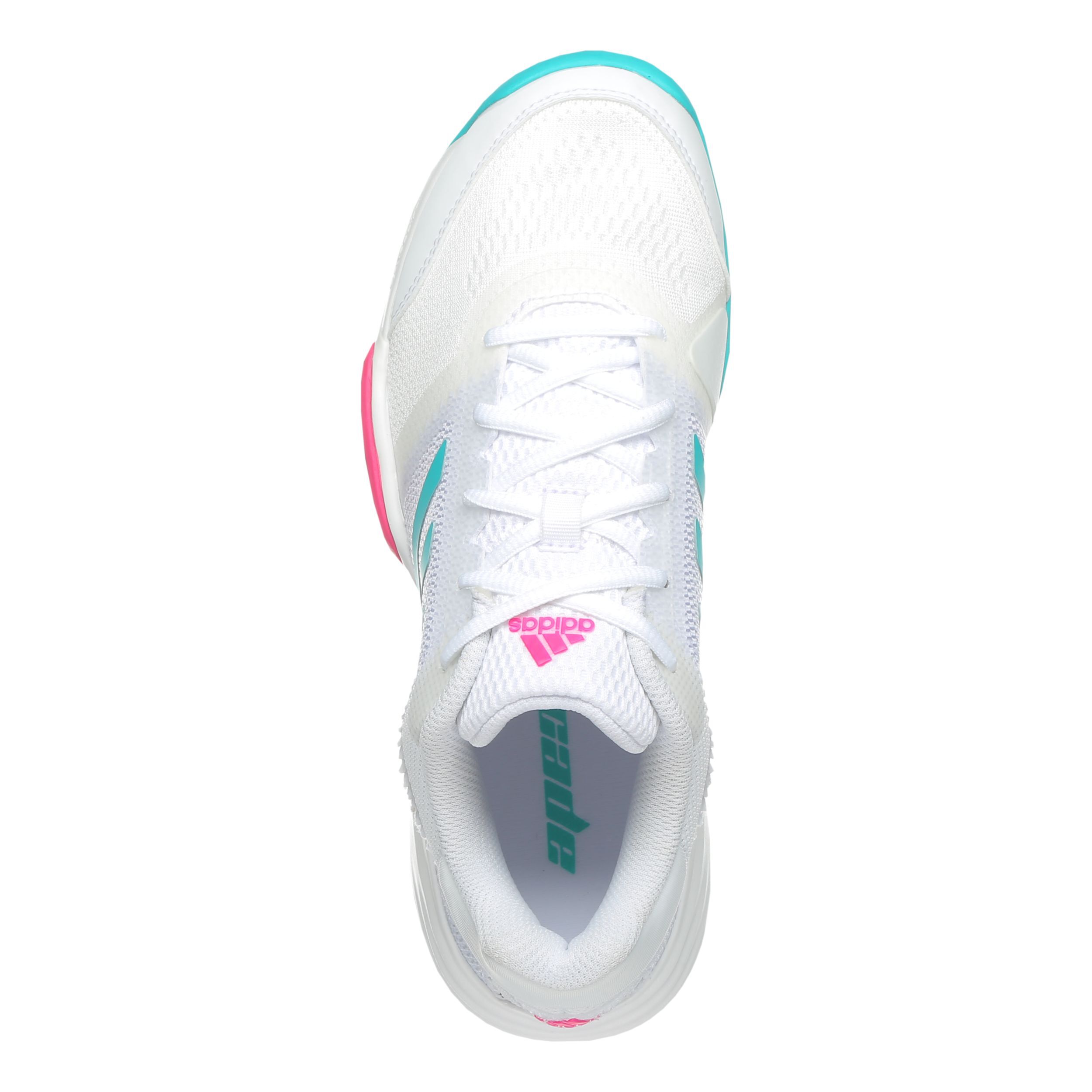 Buy adidas Barricade Club Carpet Shoe Women White Turquoise