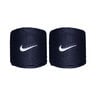 Swoosh Classic Wristband Unisex - dark blue, white