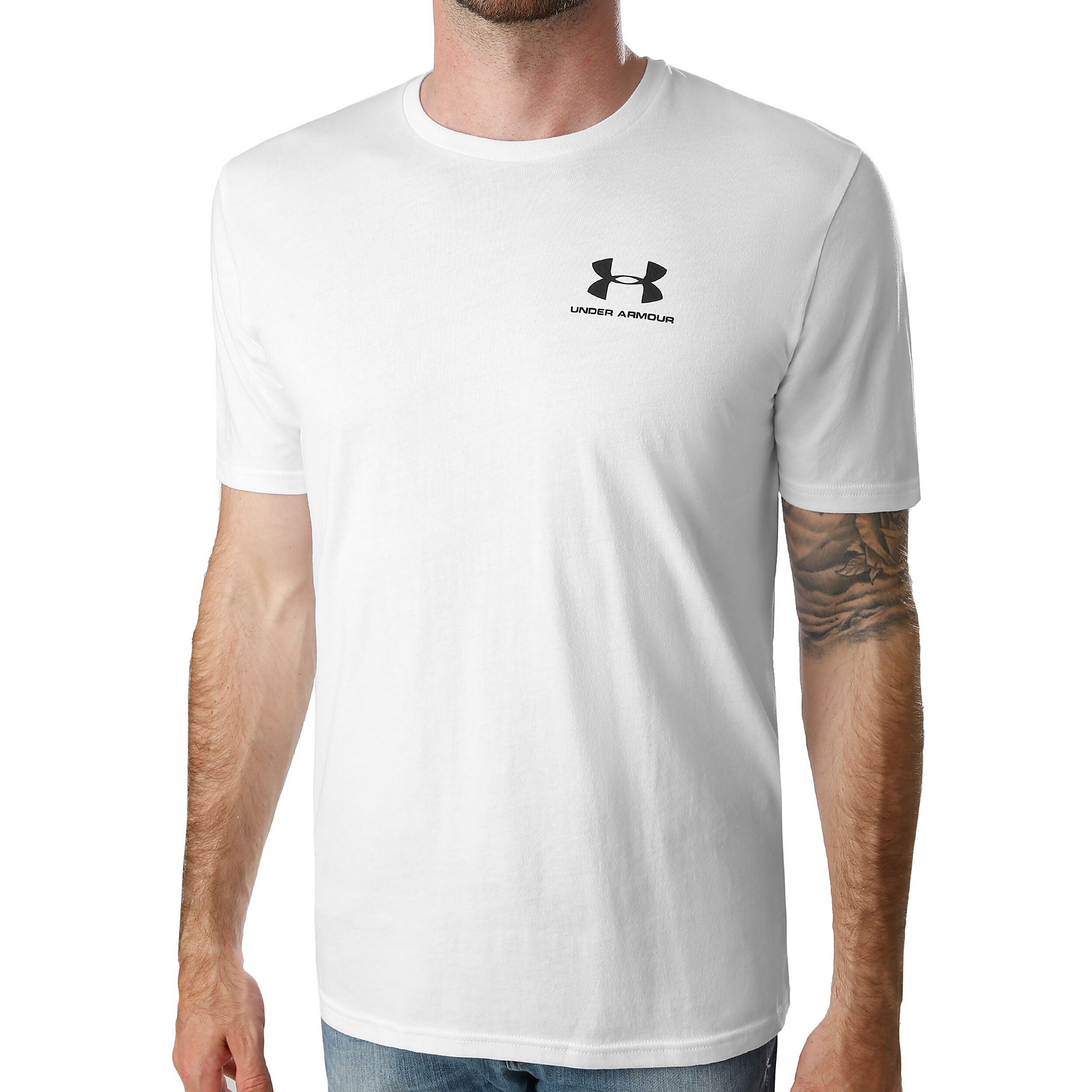 Under armour white t shirt hot sale