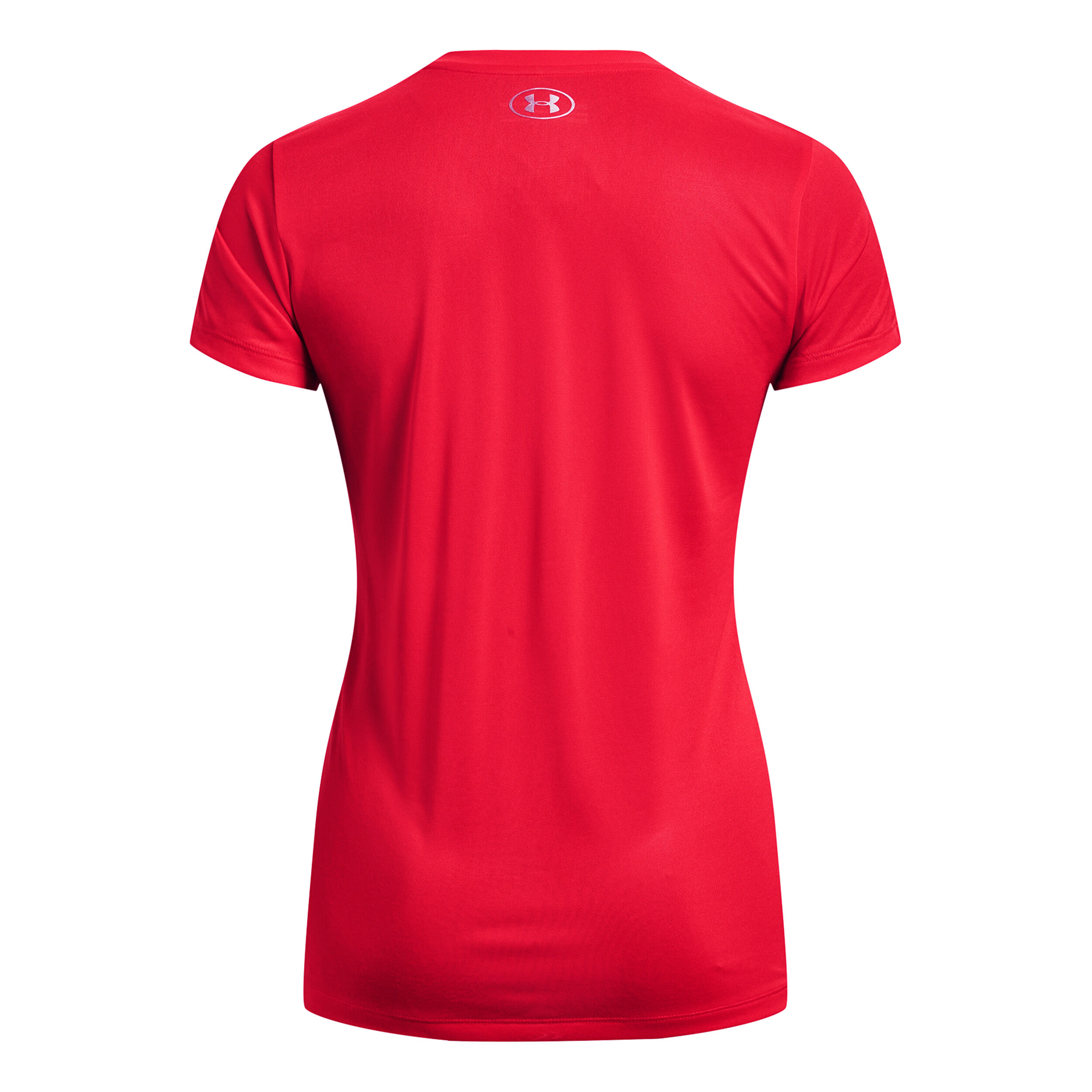 Tech Solid T Shirt Women Red