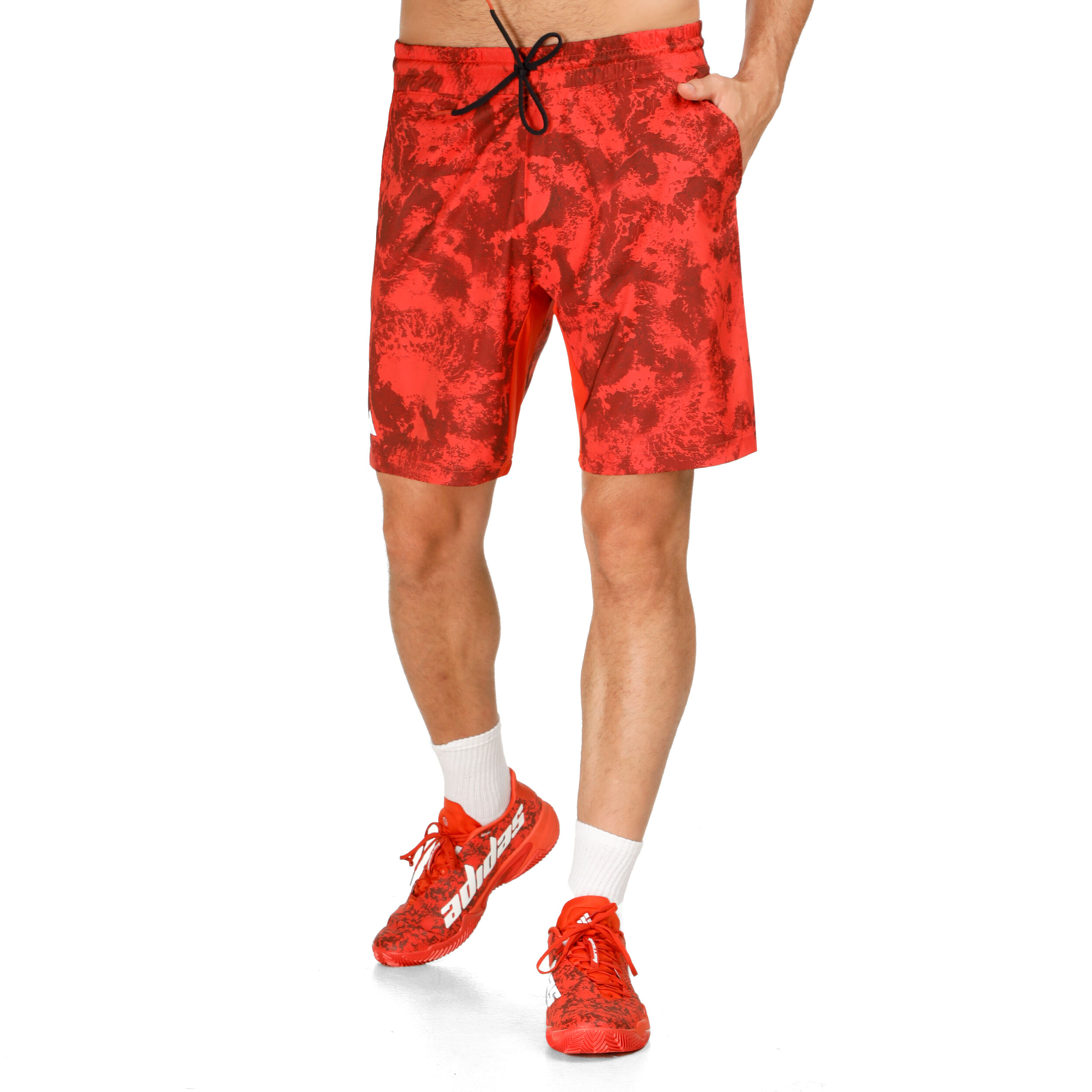 Mens red camo store shorts