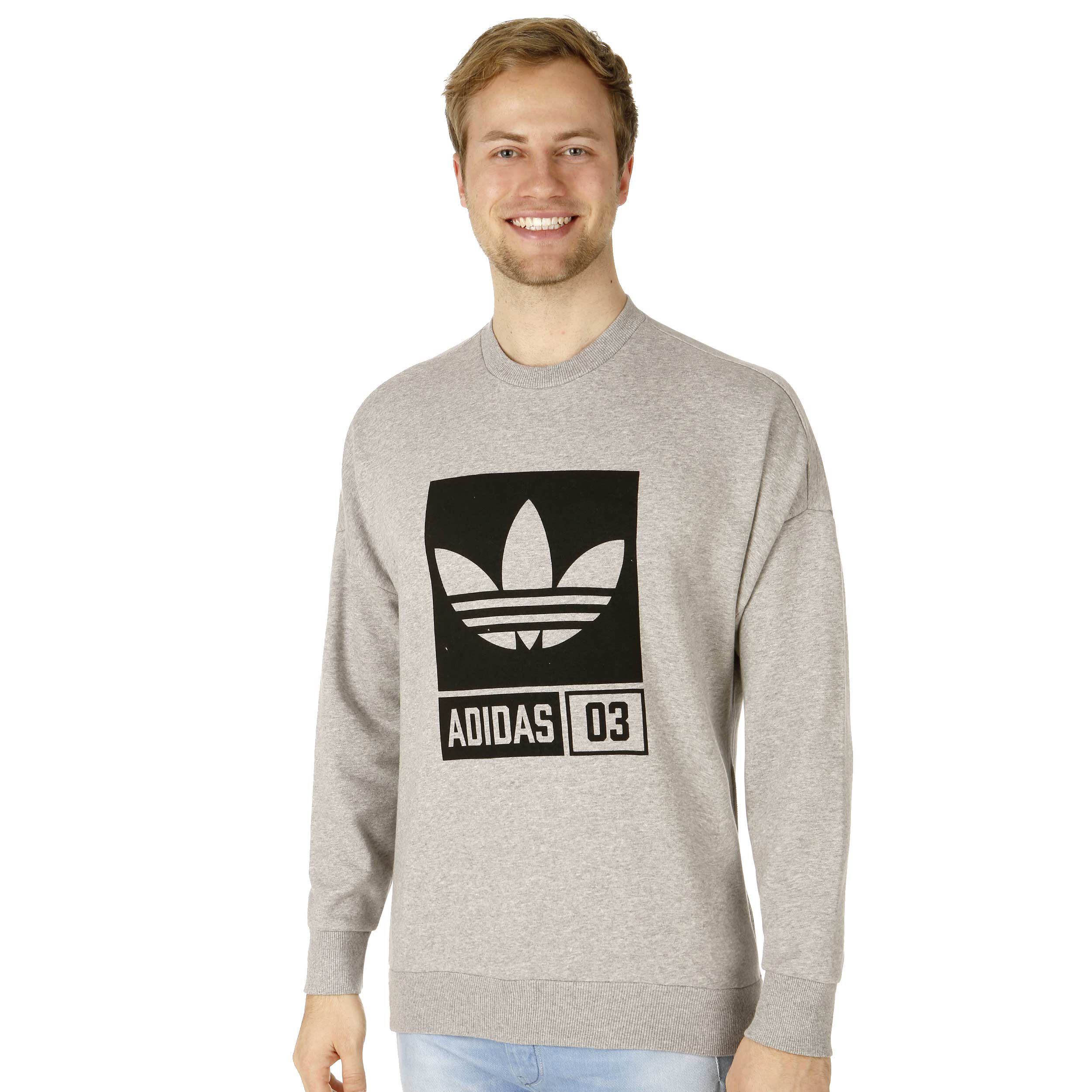 Street graphic crew sweatshirt adidas on sale