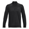 Quarter Half-Zip Long Sleeve Men-Black