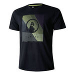 Quiet Please Clothing Quiet Please Linear T-Shirt Men-Dark Blue