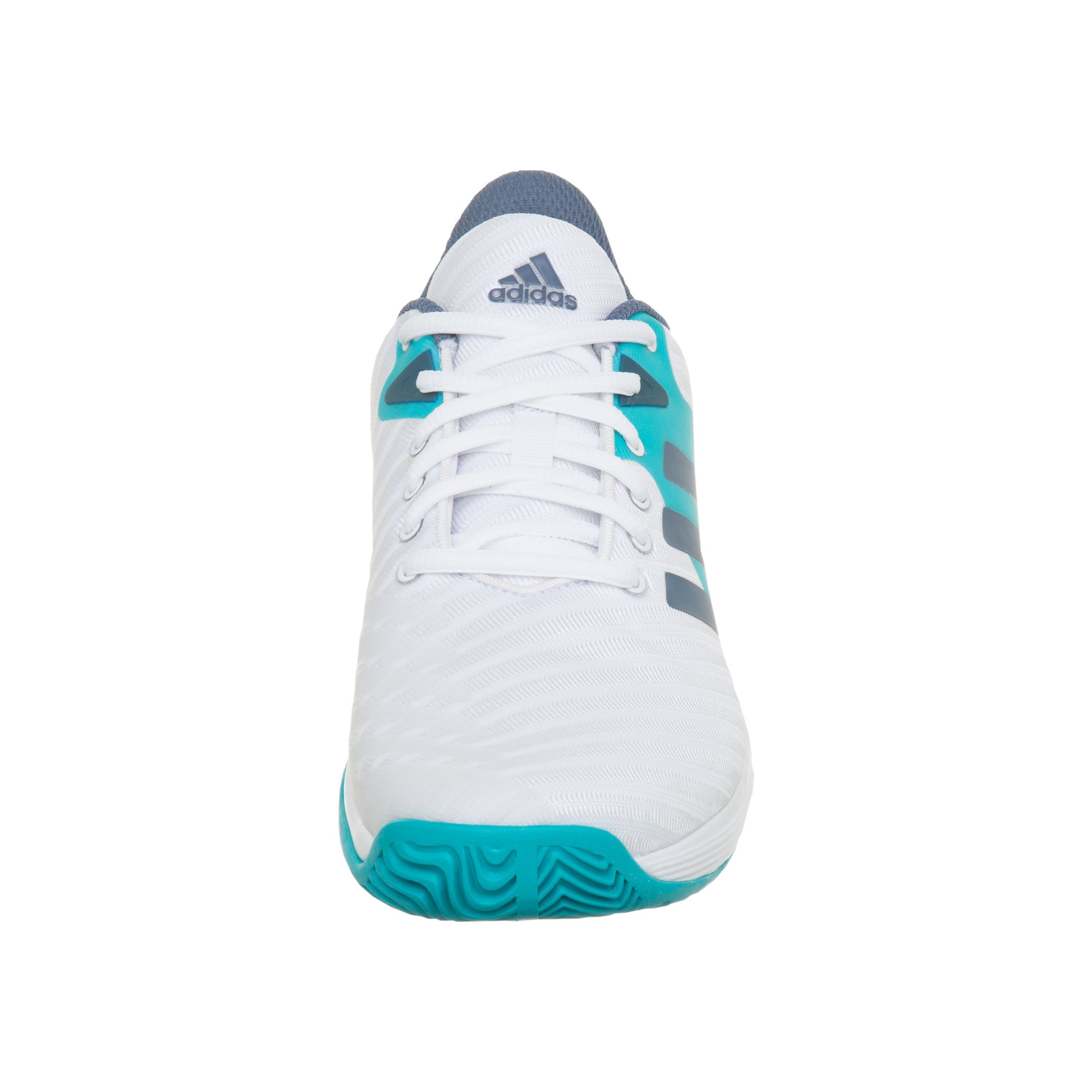 Buy adidas Barricade Court All Court Shoe Women White Turquoise