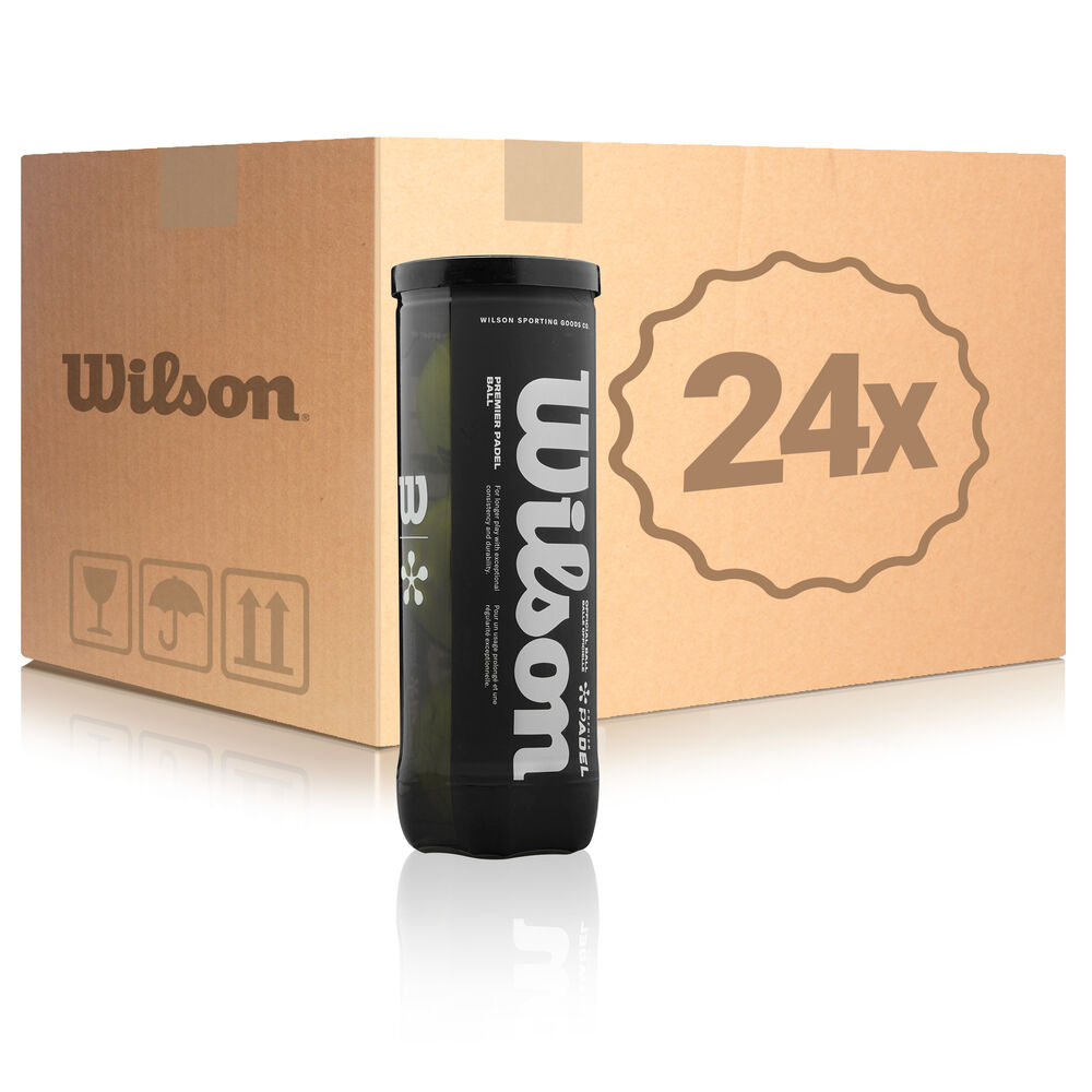 Wilson 24x 3 Ball Tube Premier Padel X3 Wilson 24x 3 Ball Tube Premier Padel X3