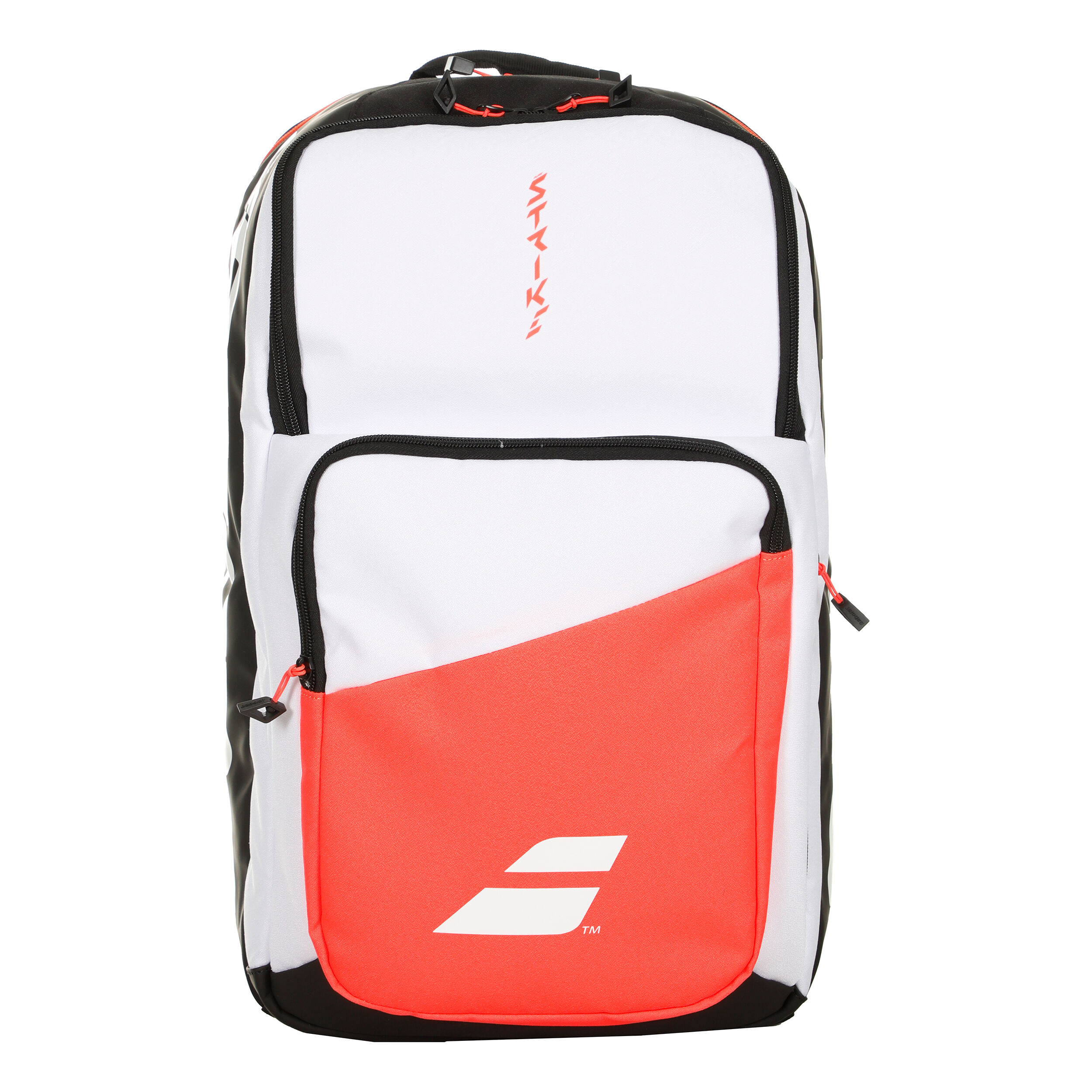 Buy Babolat Pure Strike Backpack White Red online Tennis Point UK