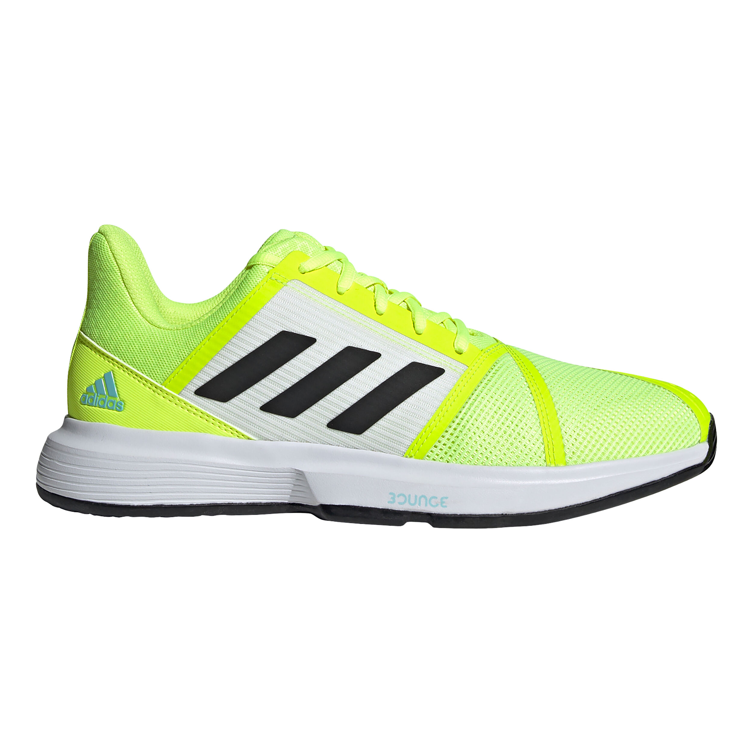 Buy adidas CourtJam Bounce All Court Shoe Men Neon Yellow Black online Tennis Point UK