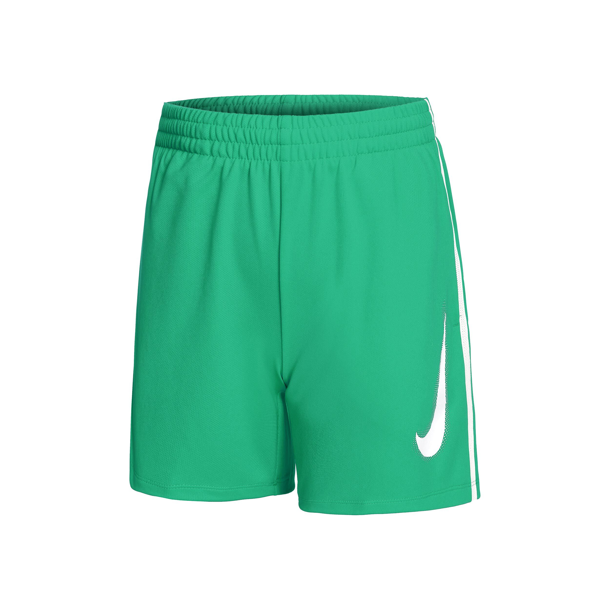 Green nike dri fit shorts discount