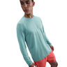 Stride Running shirt Men - turquoise, silver