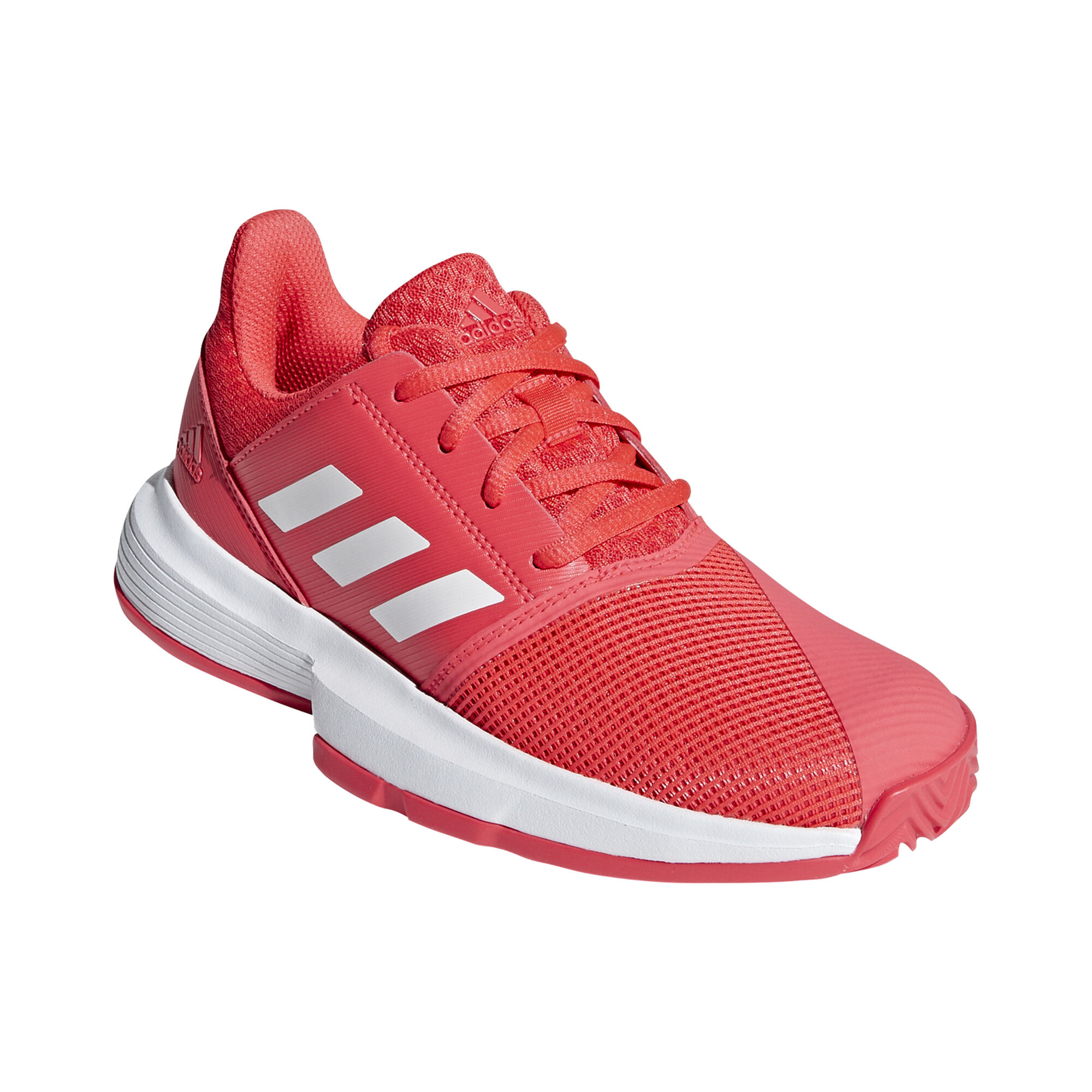 Buy adidas Court Jam X All Court Shoe Kids Coral, White online | Tennis ...