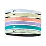 Nike Flex Classic Hair Band 6 Pack-Violet,White