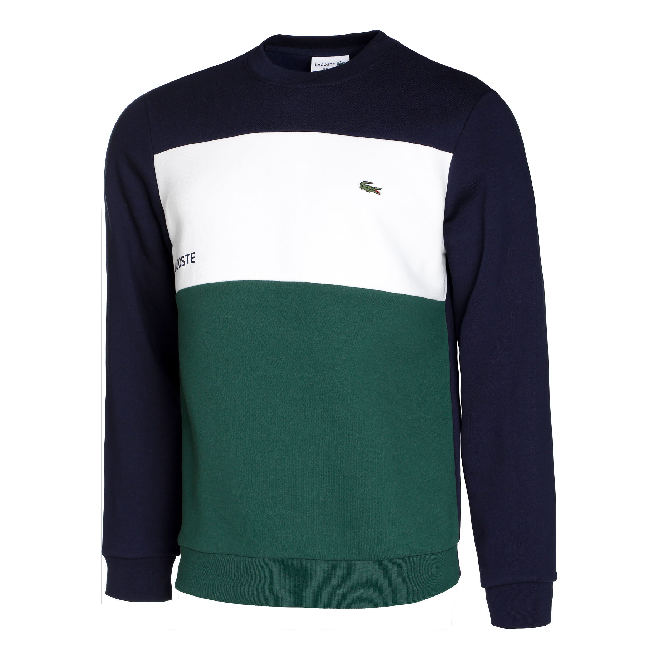 Lacoste color block sweatshirt discount