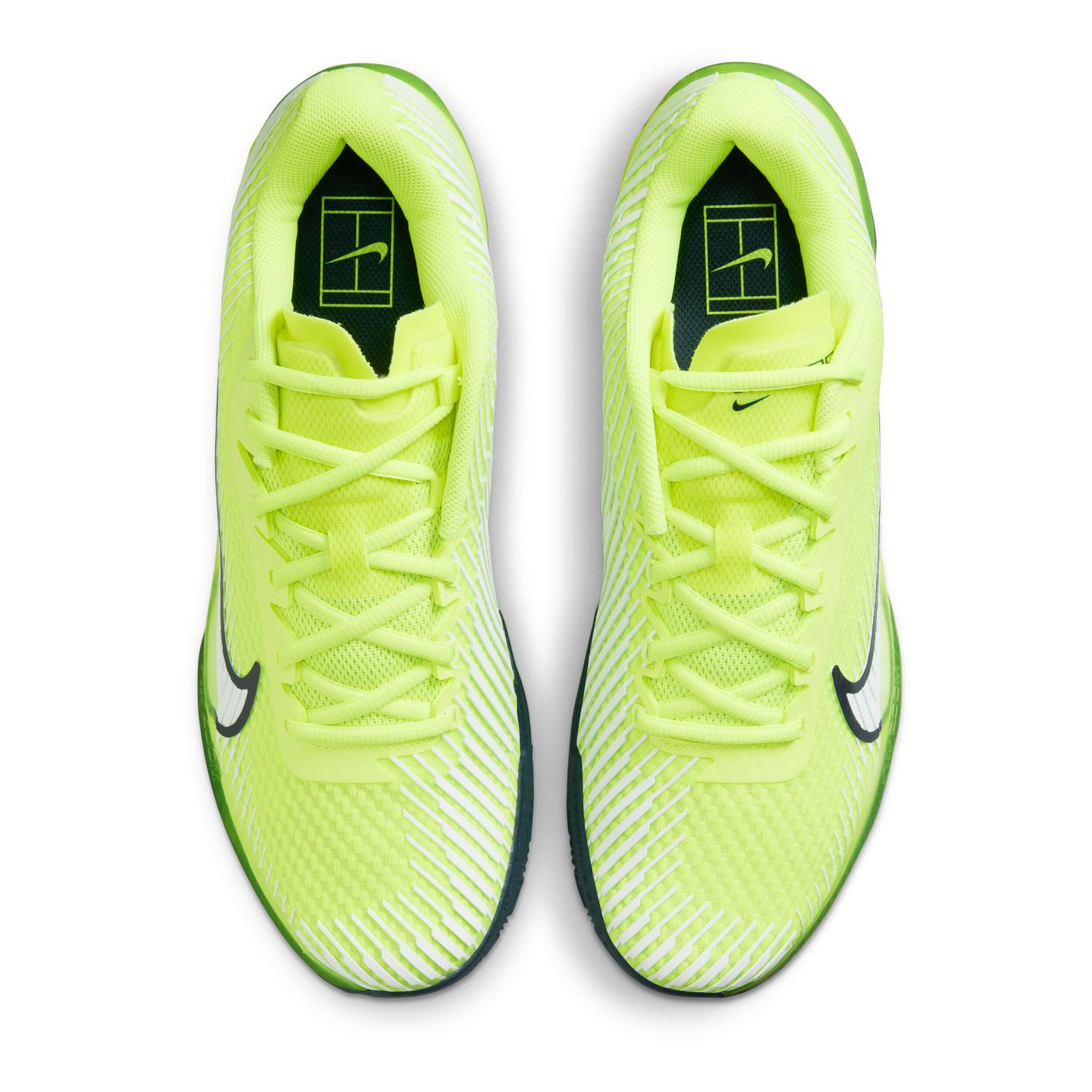 Nike Air Zoom Vapor 11 Clay Court Shoe Men Neon Yellow | Tennis-Point