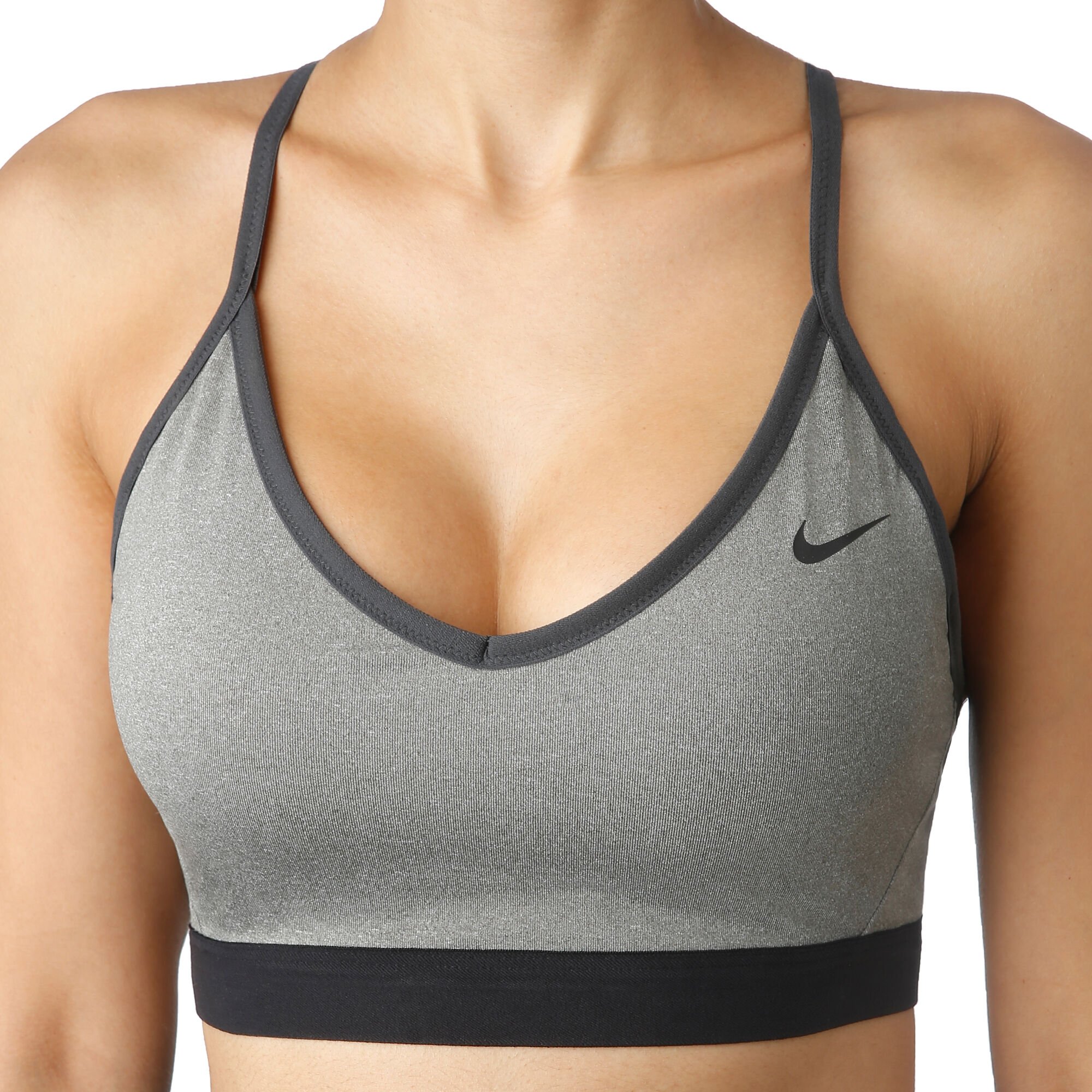 Nike Sports bra INDY in black/ gray