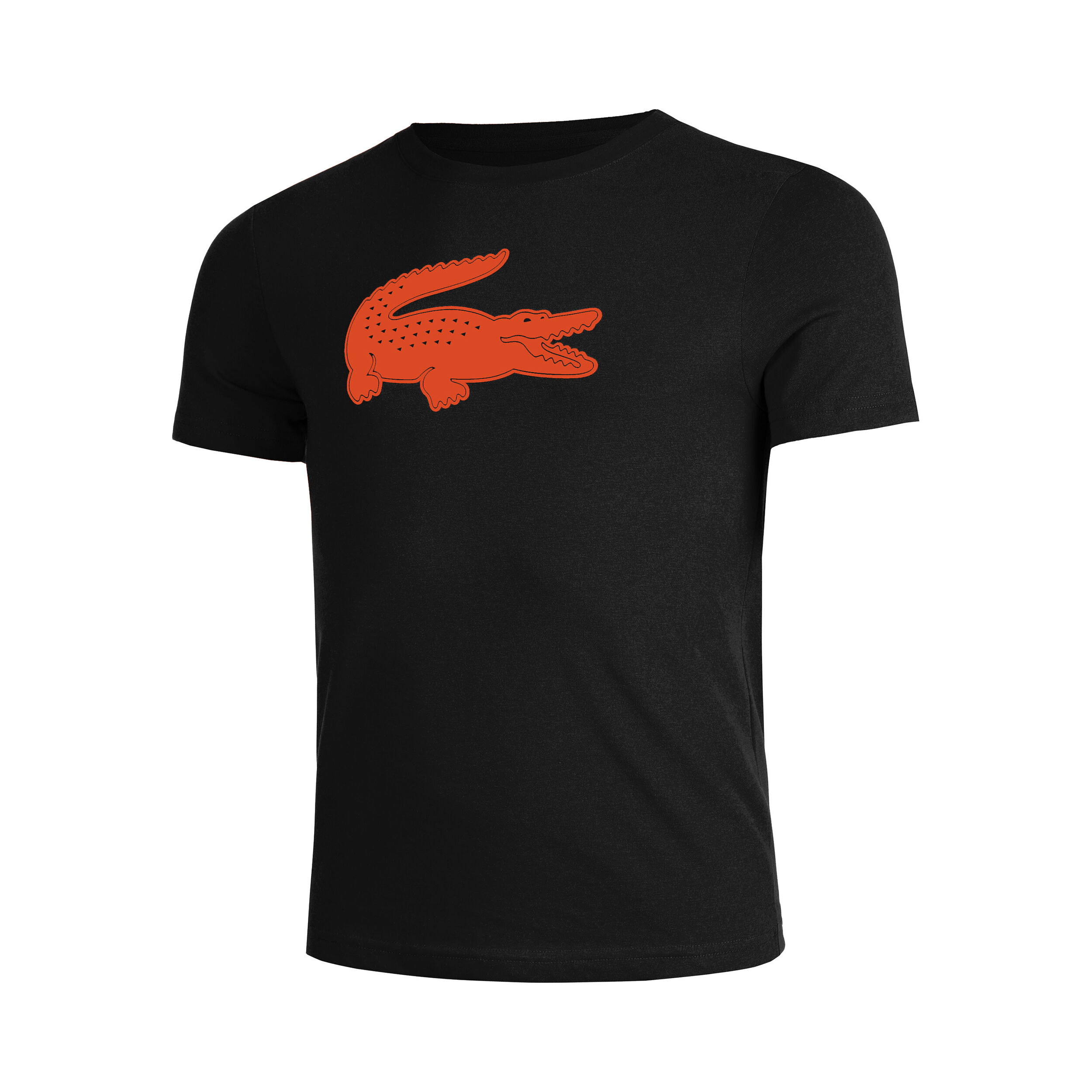 Buy Lacoste Core T Shirt Boys Black Orange online Tennis Point UK