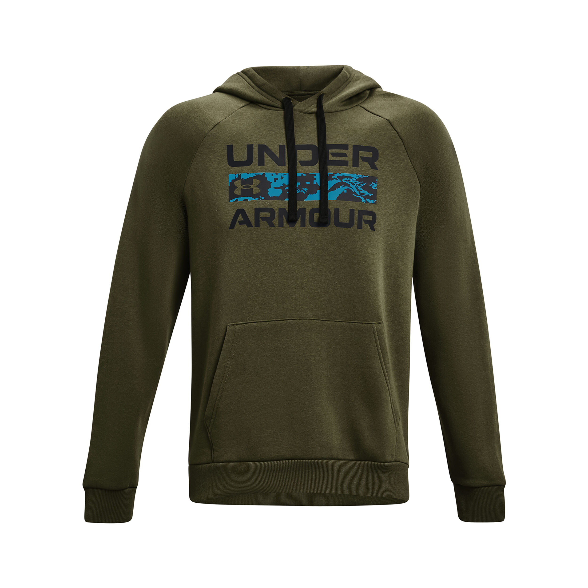Buy Under Armour Rival Signature Hoody Men Olive online Tennis Point UK