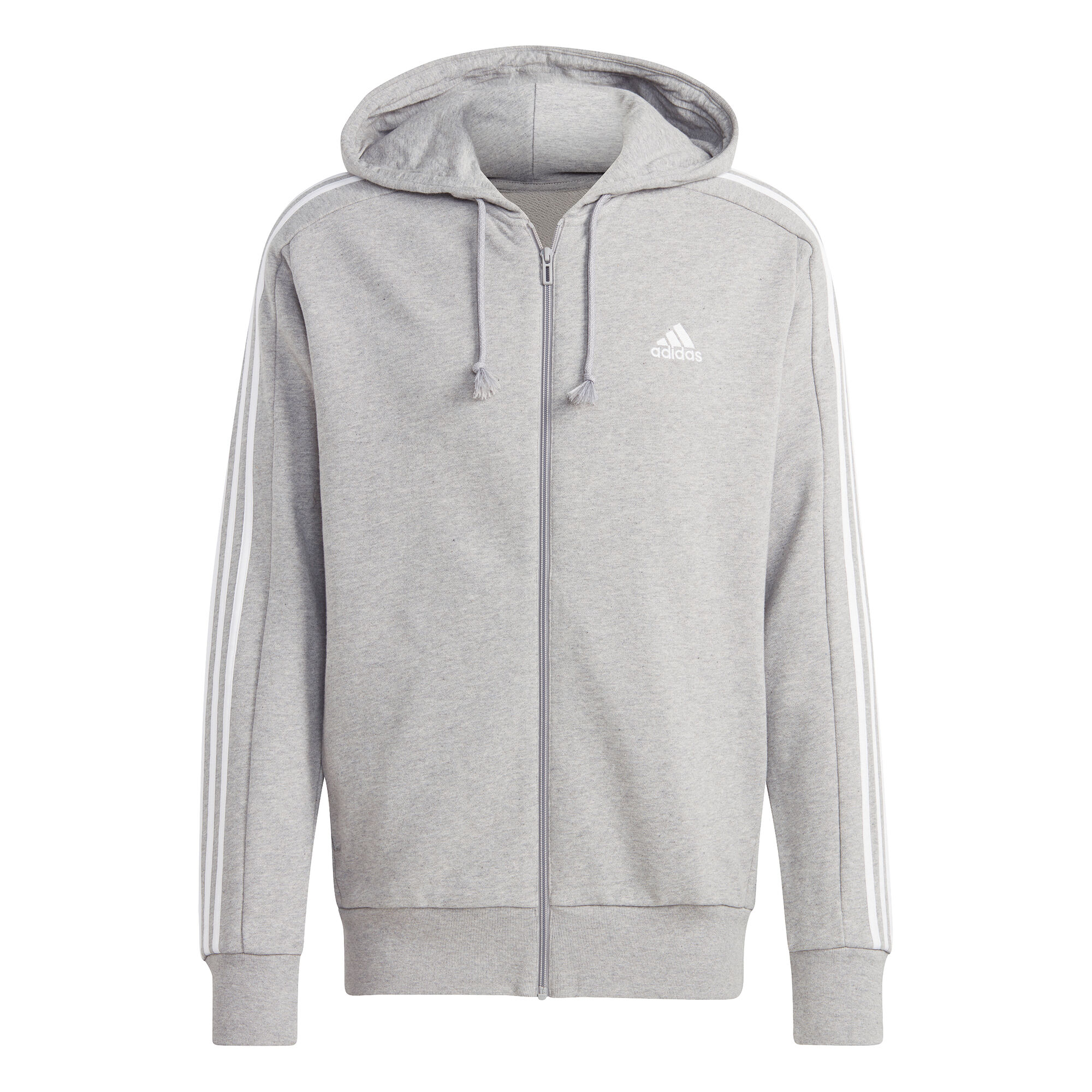 adidas men's french terry full zip hoodie