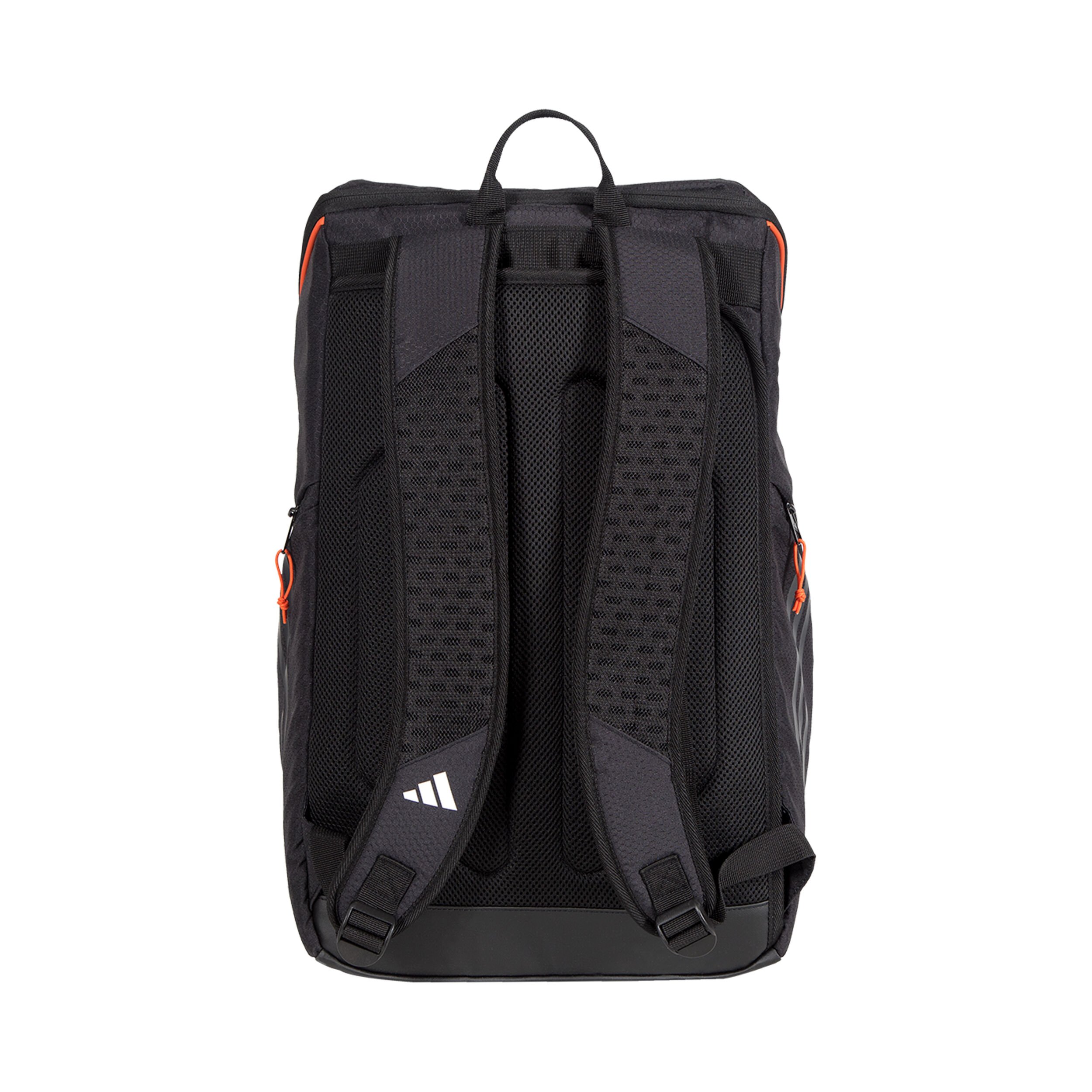 Adidas backpack orange and black on sale