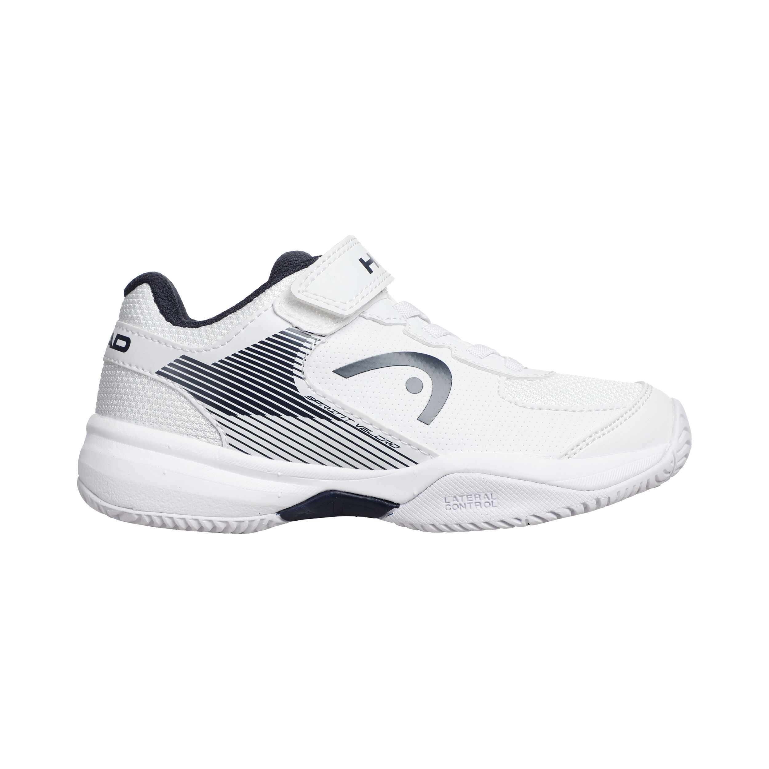 Sprint Velcro 3.0 All Court Shoe Kids White Dark Blue