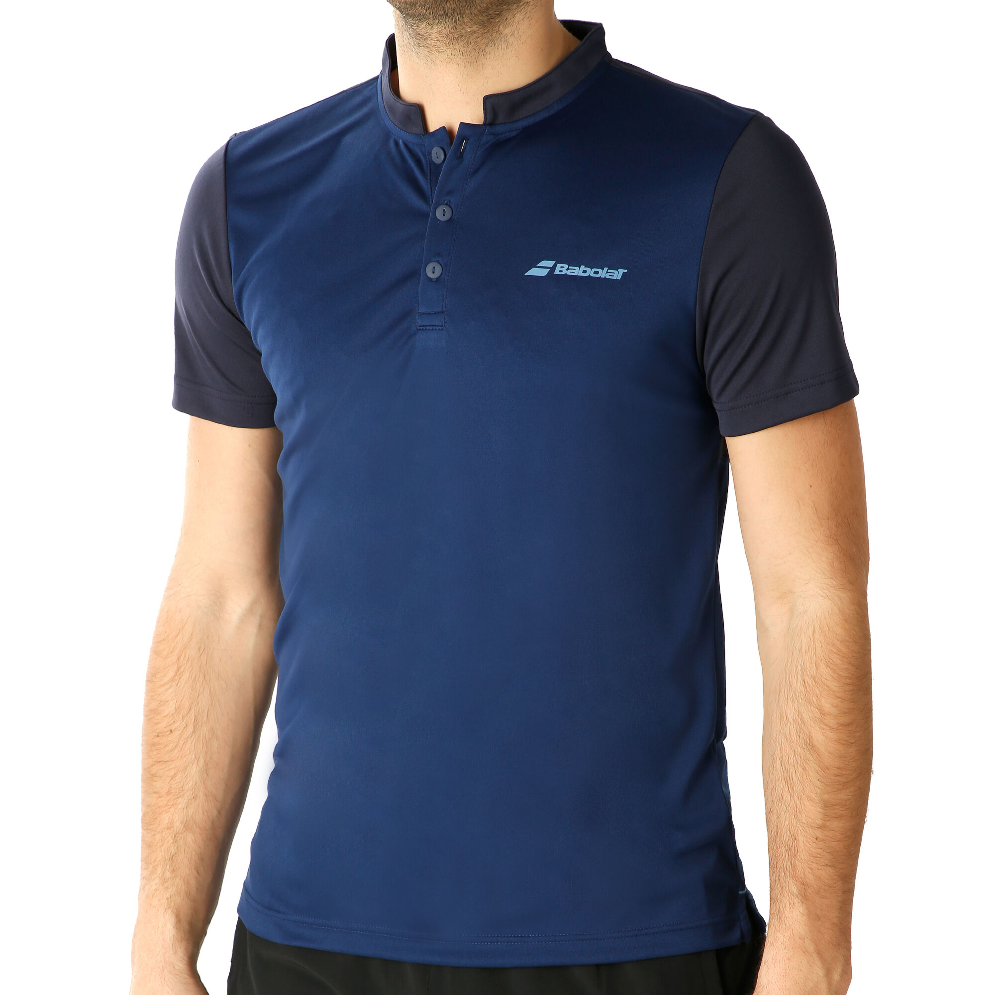 Buy Babolat Play Polo Men Dark Blue, Blue online Tennis Point UK