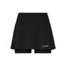 Club Basic Skirt Girls-Black,Silver