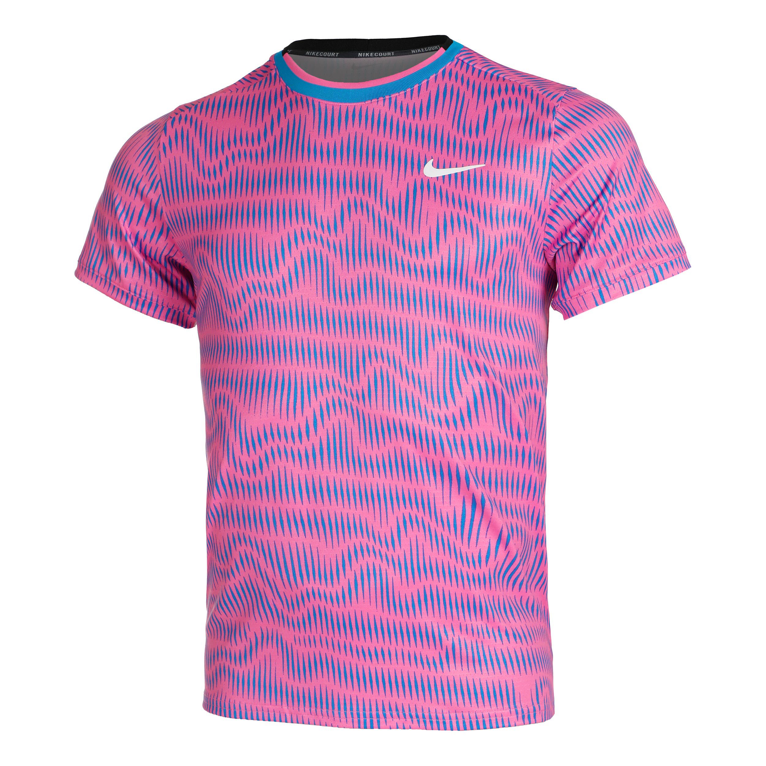 Pink and blue nike shirt hotsell