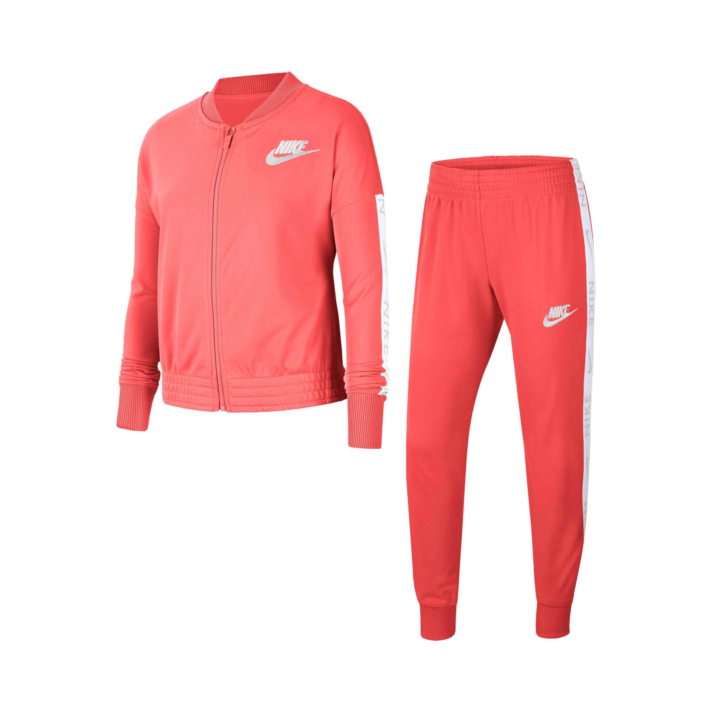 Buy Nike Sportswear Tracksuit Girls Coral White online Tennis